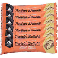 Produktbild von Multipower Protein Delight Proteinriegel Vanille-Cashew-Caramel zuckerfrei 210 g