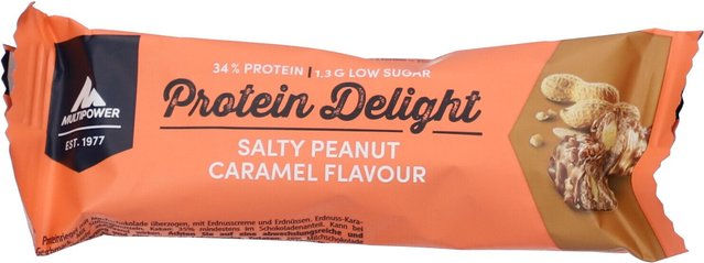 Multipower Protein Delight Riegel Salty-Peanut-Caramel zuckerfrei – Bild 1 von 2