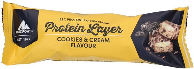 Multipower Protein Layer Riegel Cookies & Cream – Bild 1 von 2