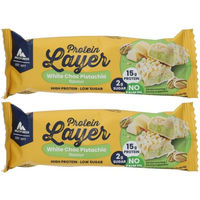Produktbild von Multipower Protein Layer Riegel White Schokolade Pistazie glutenfrei und zuckerarm
