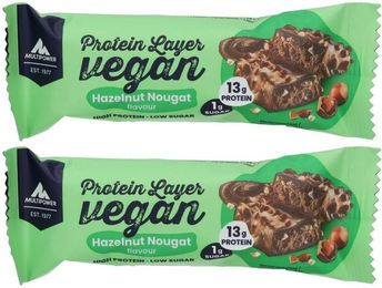 Multipower Vegan Protein Layer Riegel Haselnuss Nougat – Bild 1 von 1