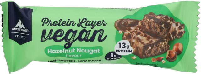 Multipower Vegan Protein Layer Riegel Haselnuss Nougat – Bild 1 von 1