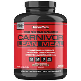 Muscle Meds Carnivor Lean Meal Whole Food Meal Replacement Pulver Chocolate Fudge zuckerfrei laktosefrei ohne Zusatzstoffe – Bild 1 von 2