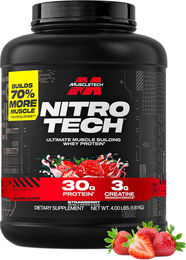 MuscleTech Nitro Tech Whey Protein Pulver Erdbeere 1820 g – Bild 1 von 1