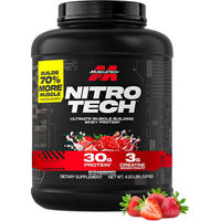 Produktbild von MuscleTech Nitro Tech Whey Protein Pulver Erdbeere 1820 g