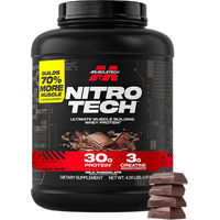 Produktbild von MuscleTech Nitro Tech Whey Protein Pulver Schokolade 1820 g vegetarisch