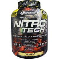 Produktbild von MuscleTech Nitro Tech Whey-Protein Pulver Vanille 1800 g