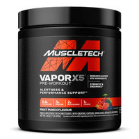 Produktbild von MuscleTech Vapor X5 Pre-Workout Pulver 252g mit 3g Kreatin-Monohydrat und Beta-Alanin 30 Portionen