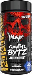 Mutant Bytz Creatine Chewable Tablets Tangy Blue Razz Kreatin-Monohydrat Lutschtabletten 80 Stück – Bild 1 von 3