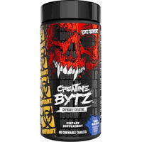 Produktbild von Mutant Bytz Creatine Chewable Tablets Tangy Blue Razz Kreatin-Monohydrat Lutschtabletten 80 Stück