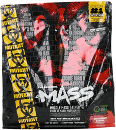 Mutant Mass Muscle Mass Gainer Erdbeere-Banane Pulver zuckerarm 6800 g – Bild 1 von 10