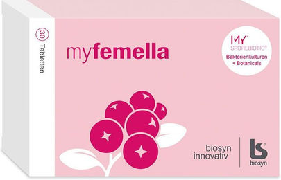 myfemella von biosyn Arzneimittel GmbH Tabletten für Frauen vegetarisch laktosefrei und glutenfrei 30 Stück – Bild 1 von 1