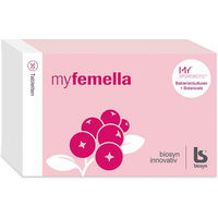 Produktbild von myfemella von biosyn Arzneimittel GmbH Tabletten für Frauen vegetarisch laktosefrei und glutenfrei 30 Stück