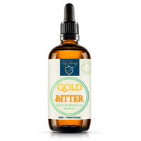Produktbild von MyGlamy GOLD BITTER Bitterstoffe Tropfen mit Kräuter-Komplex 100 ml