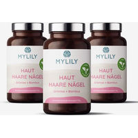 Produktbild von MYLILY Haut Haare Nägel Zink Biotin Selen Kombination vegan Kapseln 3er Vorratspack