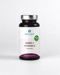 MYLILY Powerfrau Eisen und Vitamin C Kapseln vegan ohne Zusatzstoffe für Frauen – Bild 1 von 1