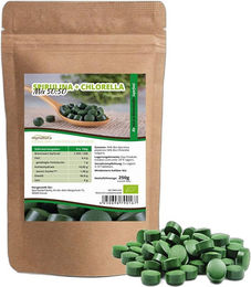 Mynatura Bio Spirulina und Chlorella Algen Tabletten Superfood-Mischung ohne Zusatzstoffe – Bild 1 von 1