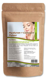 Mynatura Hyaluron und Collagen Pulver Mix ohne Zusatzstoffe 400 g – Bild 1 von 2