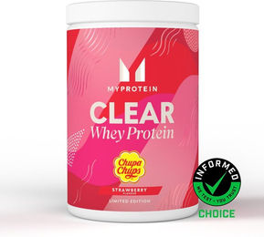 Myprotein Clear Whey Isolat Pulver Chupa Chups Strawberry 500g – Bild 1 von 2