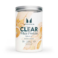 Produktbild von Myprotein Clear Whey Isolat Splash Orange & Mango, zuckerfreies Proteinpulver, 390 g mit 15 Portionen