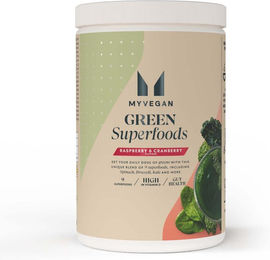 Myprotein Green Superfoods Superfood-Mischung mit Inulin Pulver Raspberry & Cranberry Vegan Vegetarisch 50 Portionen – Bild 1 von 1