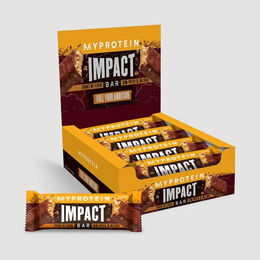 Myprotein Impact Bar Proteinriegel Fudge Brownie zuckerarm 12x64g – Bild 1 von 1