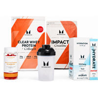 Produktbild von Myprotein Impact Week Clear Protein Bundle Raspberry Lemonade zuckerfrei und fettfrei Pulver 20 Portionen