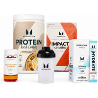 Produktbild von Myprotein Impact Week Coffee Bundle Iced Vanilla Latte und Raspberry Lemonade zuckerfrei 20 Portionen