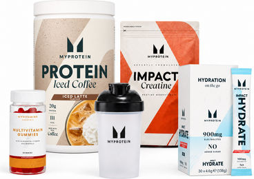 Myprotein Impact Week Coffee Bundle Raspberry Lemonade Iced Latte zuckerfrei Pulver 20 Portionen – Bild 1 von 1