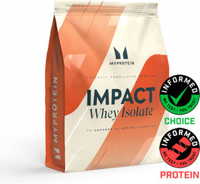 Myprotein Impact Whey Isolat Proteinpulver Vanille 900 g mit 90 % Protein vegetarisch – Bild 1 von 3