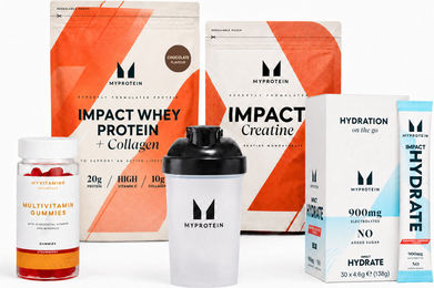 Myprotein Impact Whey Protein Bundle Schokolade zuckerfrei Pulver 30 Portionen – Bild 1 von 1