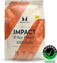 Myprotein Impact Whey Protein Pulver Banana Milkshake zuckerfrei 120 Portionen – Bild 1 von 3