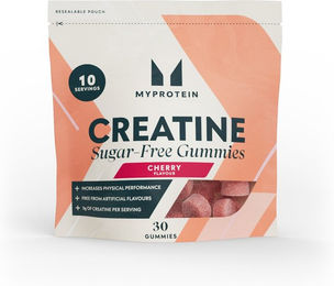 Myprotein Kreatin Monohydrat Gummies Kirsche zuckerfrei 30 Stück – Bild 1 von 1