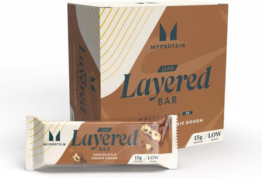 Myprotein Lean Layered Proteinriegel Chocolate and Cookie Dough 6 x 40g – Bild 1 von 2