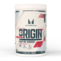 Produktbild von Myprotein Origin Pump Pre-Workout Stim-Free Pulver Cherry Drops 630 g für 30 Portionen vegan vegetarisch