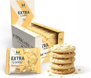 Myprotein Protein Cookies Weisse Schokolade Mandeln 12 x 75g – Bild 1 von 1