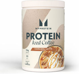 Myprotein Protein Iced Coffee Iced Caramel Latte Pulver vegetarisch zuckerarm ohne Zusatzstoffe 600g – Bild 1 von 2