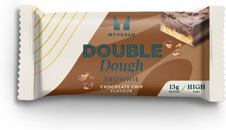 Myprotein Vegan Double Dough Brownie Riegel Schokoladen Chip zuckerarm – Bild 1 von 1
