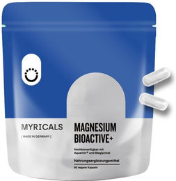 Myricals Magnesium Bioactive+ Komplex Kapseln vegan glutenfrei ohne Zusatzstoffe – Bild 1 von 4