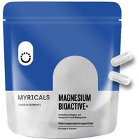 Produktbild von Myricals Magnesium Bioactive+ Komplex Kapseln vegan glutenfrei ohne Zusatzstoffe