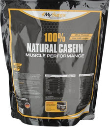 MySupps 100% Natural Casein Pulver Neutral Vegetarisch – Bild 1 von 2