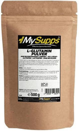 MySupps L-Glutamin Pulver vegan zuckerfrei laktosefrei ohne Zusatzstoffe – Bild 1 von 2