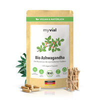 Produktbild von myvial Ashwagandha 500 mg Kapseln 120 Stück vegan