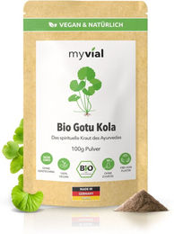 myvial Bio Gotu Kola Pulver Centella asiatica 100 g vegan und ohne Zusatzstoffe – Bild 1 von 1