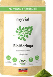 myvial Bio Moringa Pulver vegan und ohne Zusatzstoffe – Bild 1 von 1