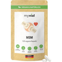 Produktbild von myvial MSM Kapseln vegan ohne Zusatzstoffe 120 Stück