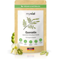 Produktbild von myvial Quercetin Kapseln 400 mg mit 120 Stück vegan und ohne Zusatzstoffe