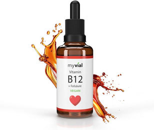 myvial Vitamin B12 Tropfen 10 ml vegan ohne Zusatzstoffe für Schwangere und Stillende – Bild 1 von 1