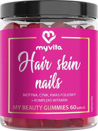MyVita Biotin-Komplex Fruchtgummis mit Zitruspektin vegetarisch 60 Stück – Bild 1 von 1
