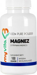 MyVita Magnesium Citrat Pulver Hochverdaulich 100g – Bild 1 von 1